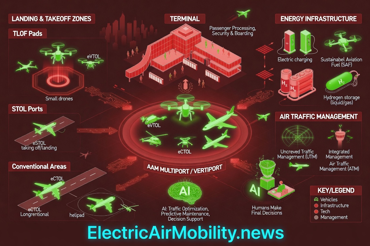 Vertiport-multiport funds, Electric Air Mobility, All Rights Reserved, 2026 - 2030